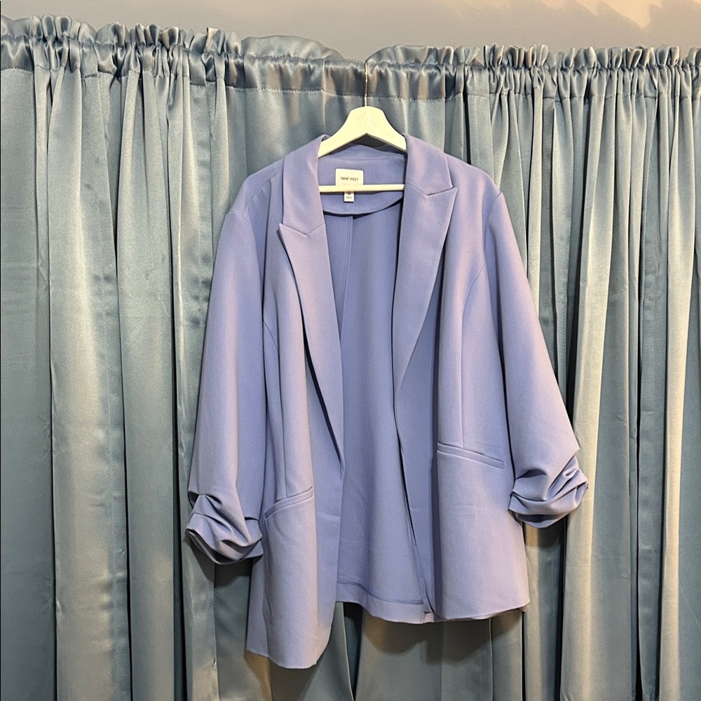 Nine West Light Purple/ periwinkle Blazer